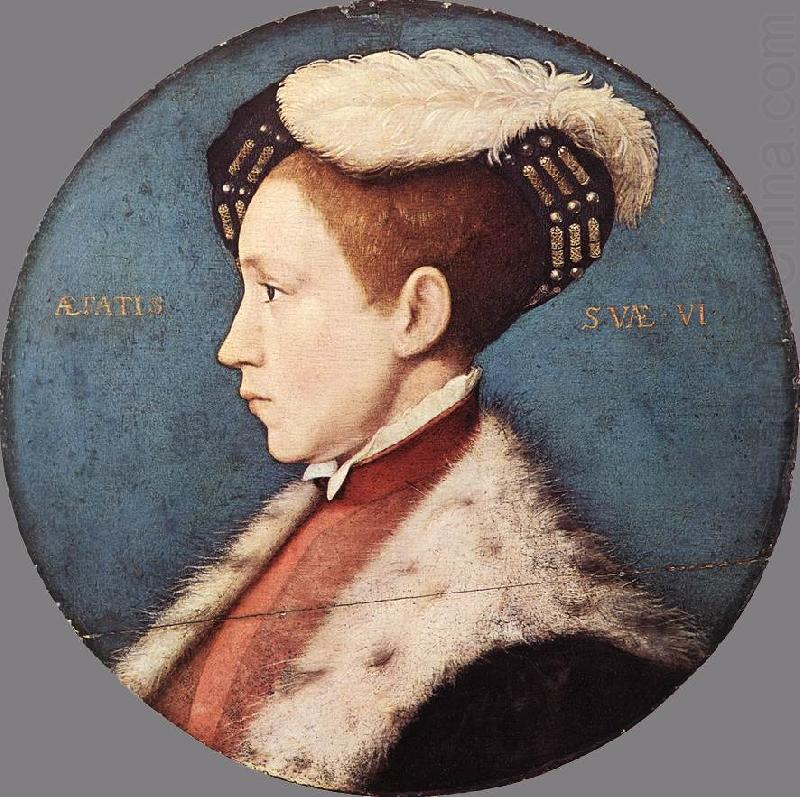 HOLBEIN, Hans the Younger Edward, Prince of Wales d china oil painting image